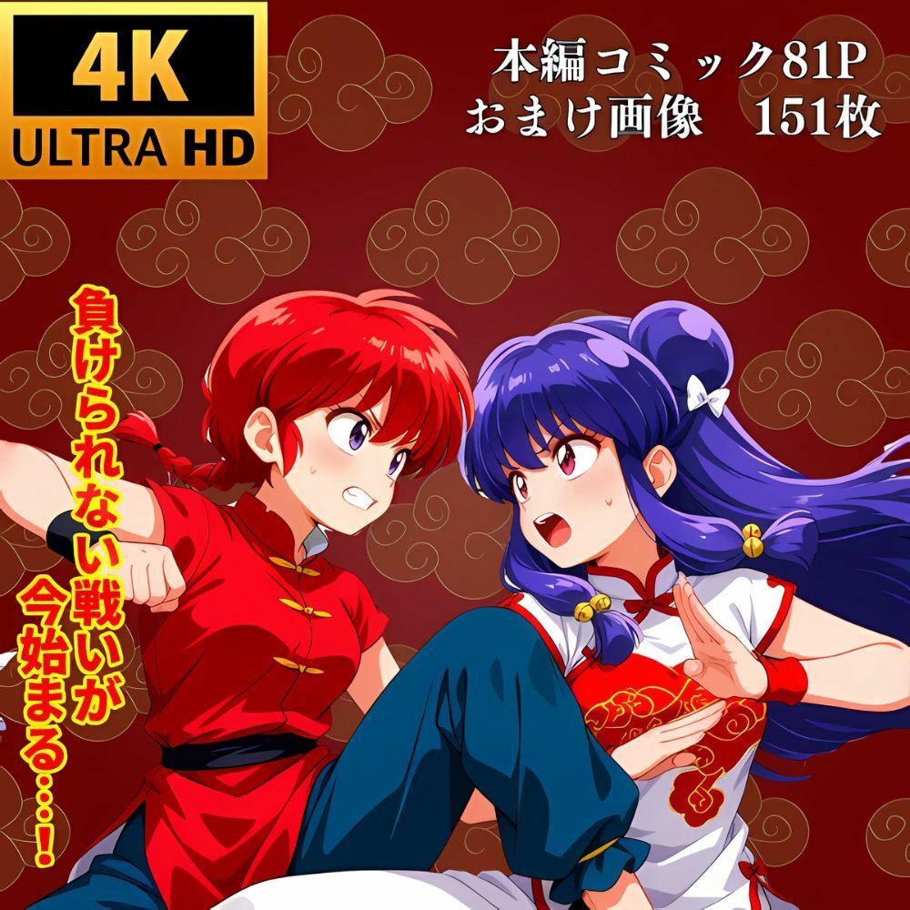 【2作品おまとめセット】らんまの敗北 シャンプー敗北 画像10