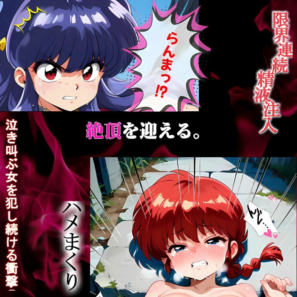 くノ一らんま敗北!あかねの危機‥先輩の中出し調教 画像8