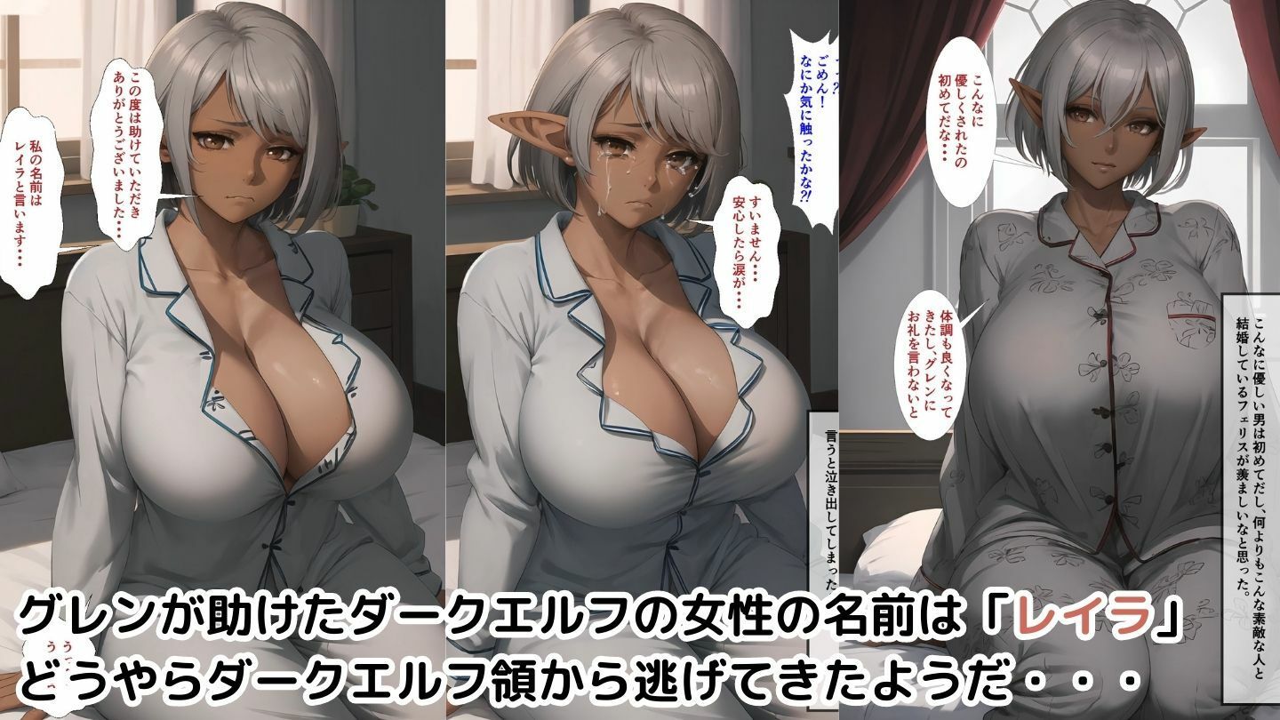 巨乳お姉さんハーレム物語3〜ダークエルフ編〜 画像1