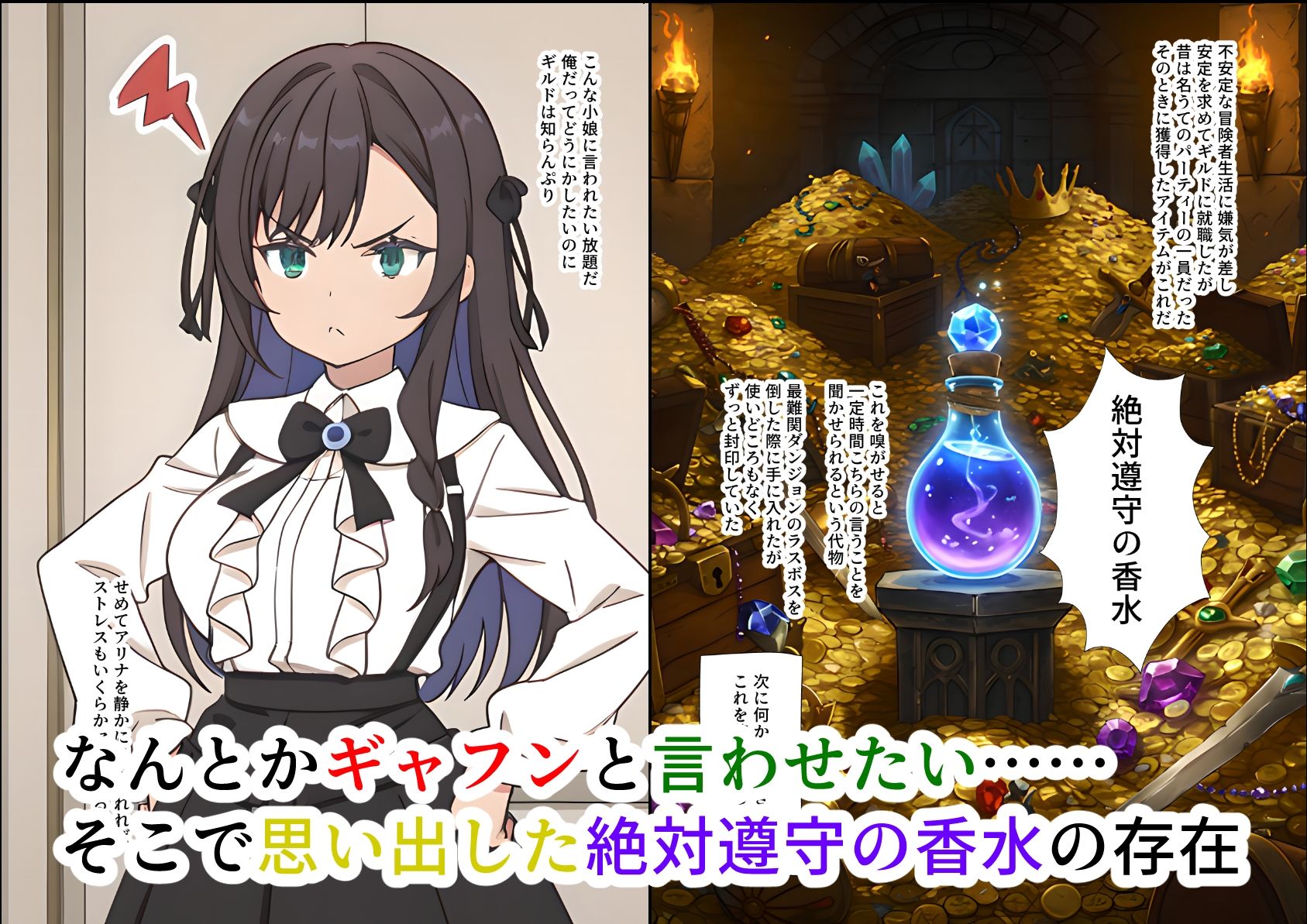 (AIマンガ本文59ページ+おまけ51ページ)ギルドの中間管理職ですが、受付嬢に言うことを聞かせようと思います 画像3