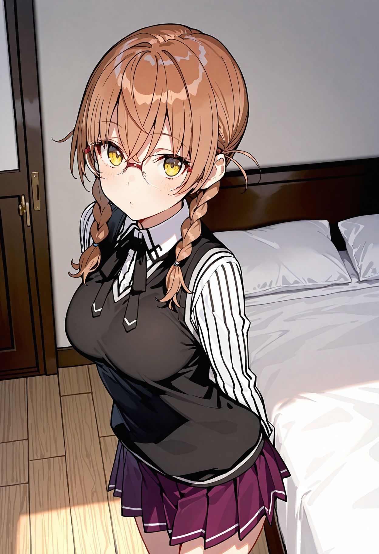 ハイスクール◯×◯ 桐◯藍華 エロCG集 画像1
