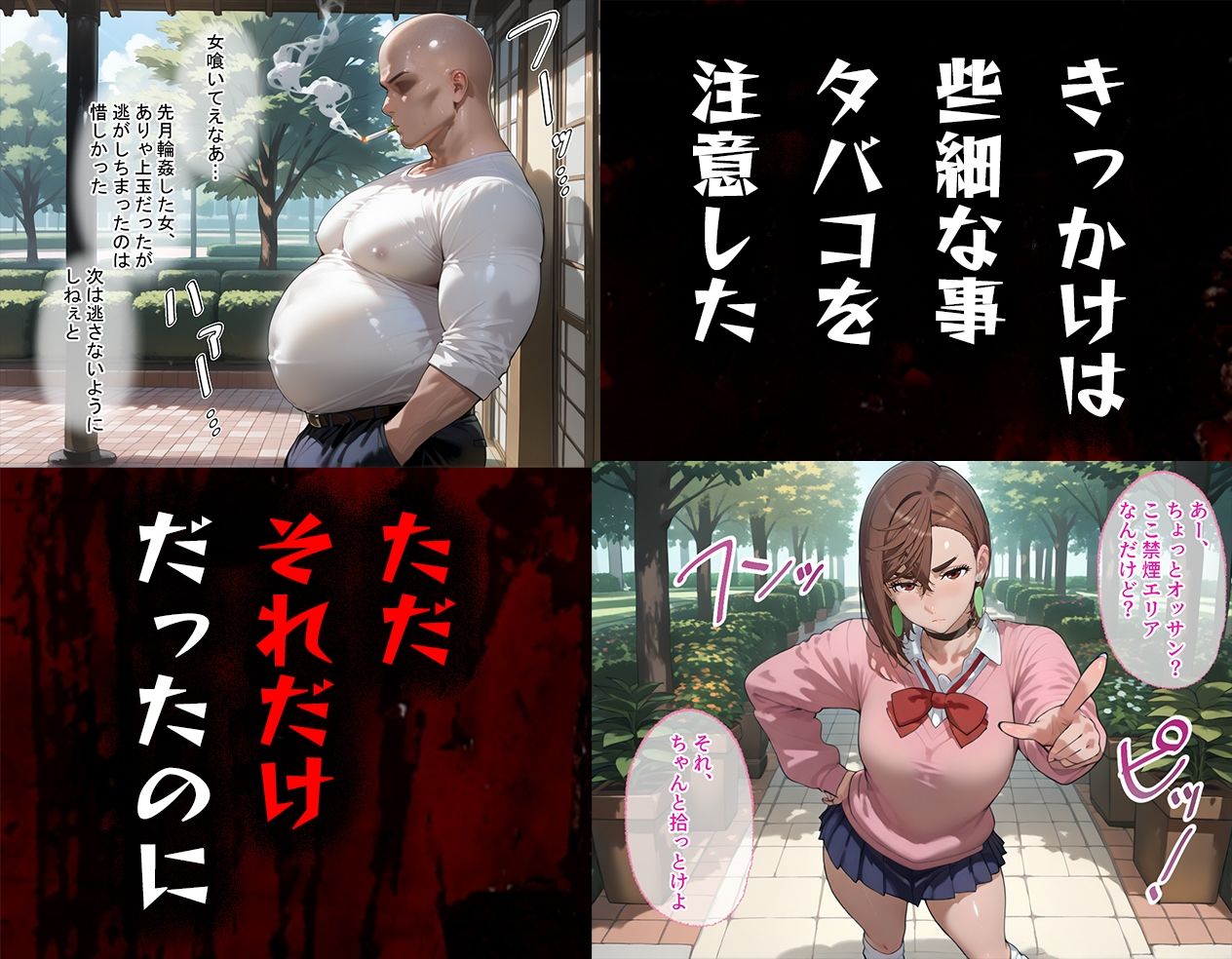タバコを注意しただけなのに ダンダダン 綾瀬桃編 画像1