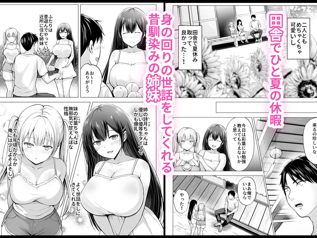夏休みのハーレム・妹〜田舎で姉妹ハーレム！ベタ甘な妹といちゃラブえっち〜 画像1